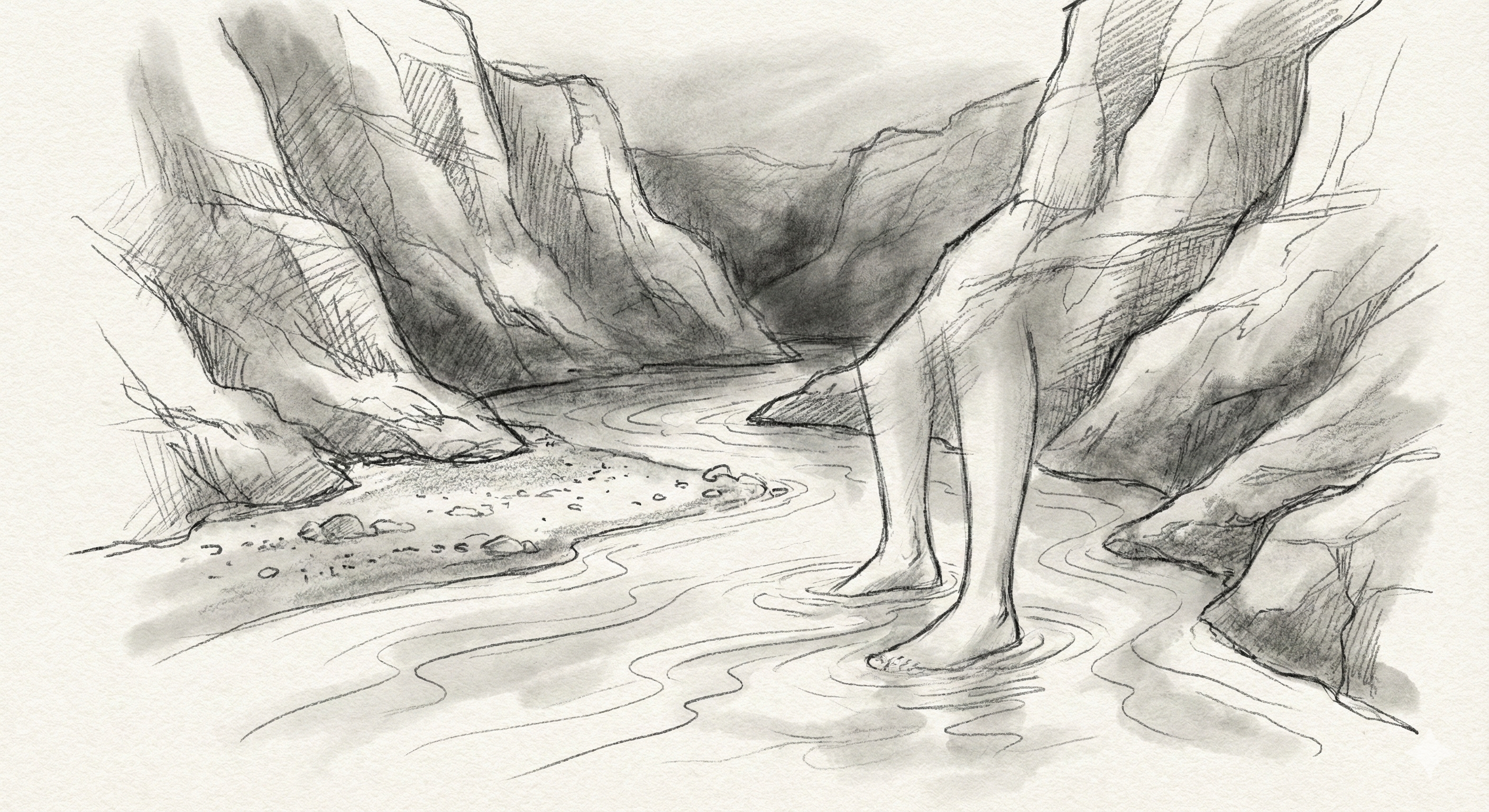 Sketch for Oppidan in the Barranca