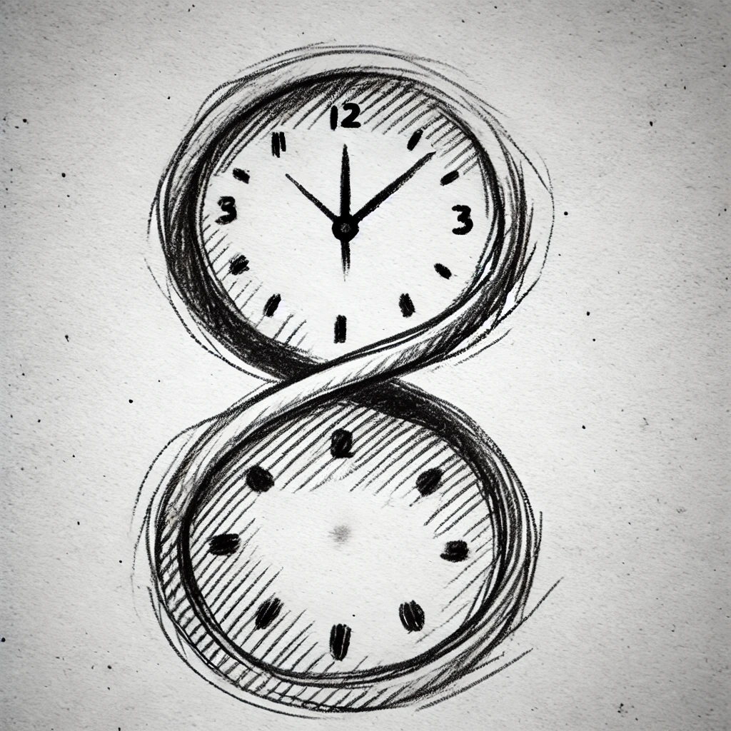 A sketch of a clock